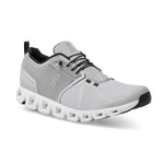 On Men's Cloud 5 Waterproof Shoes - Glacier / White