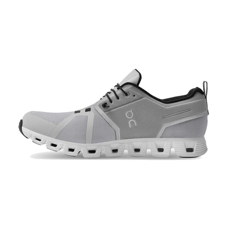 On Men's Cloud 5 Waterproof Shoes - Glacier / White