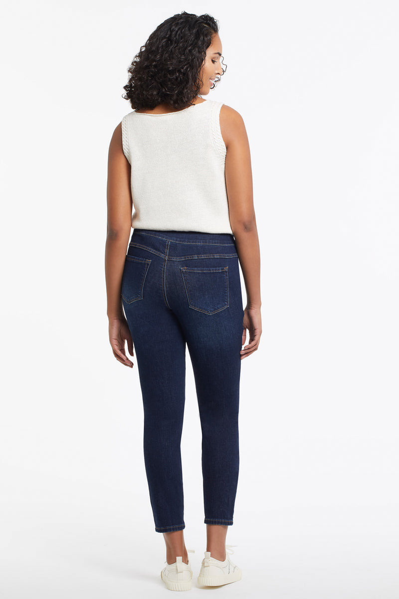 Tribal Audrey Pull On Ankle Jegging Pant - DeepOcean