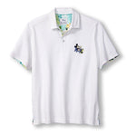 Tommy Bahama Disney IslandZone Poolside Party Five O'Clock Polo Shirt - Bright White