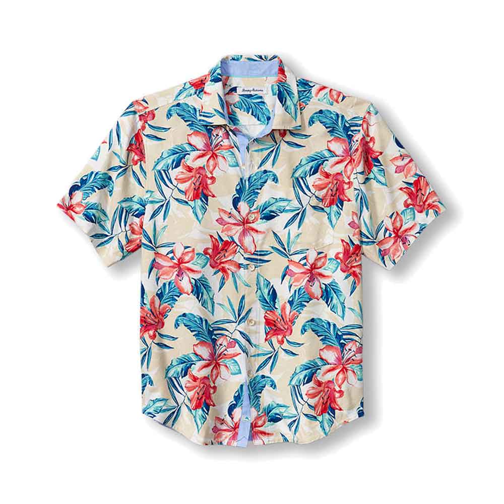 Tommy Bahama Breeze Beach Blooms Camp Shirt - Continental