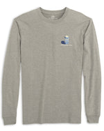Southern Tide Skipjack 6 Pack Heather Long Sleeve T-Shirt - Heather Quarry