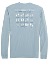 Southern Tide Cover Your Tracks Long Sleeve T-Shirt - Dolphin Grey