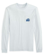Southern Tide Off Shore to Off Road Long Sleeve T-Shirt - Iceberg Blue