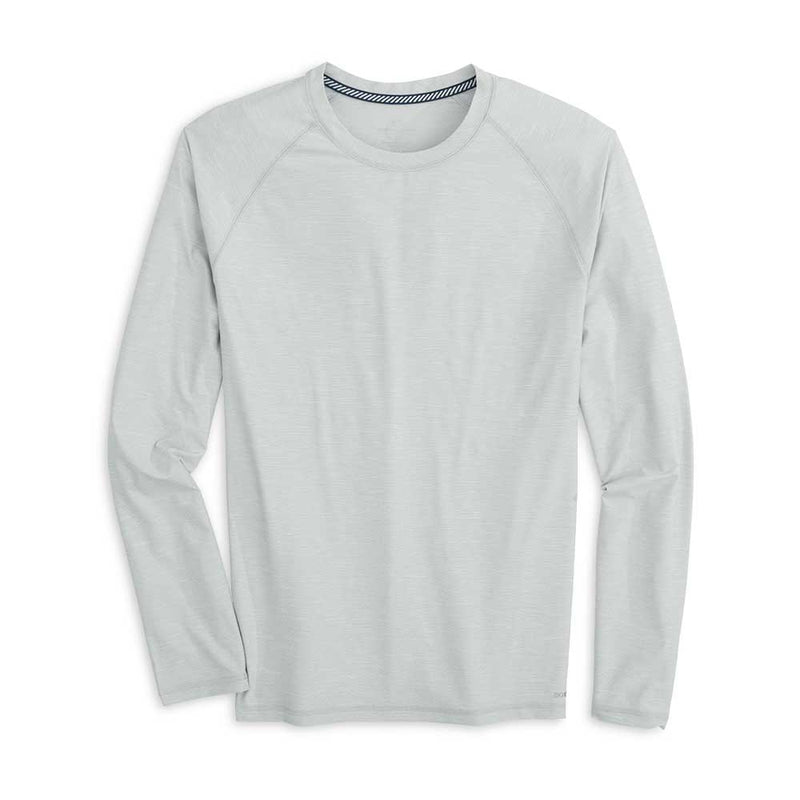 Southern Tide brrrilliant Performance Long Sleeve T-Shirt - Platinum Grey