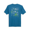 Southern Tide Tap Schematic T-Shirt - Atlantic Blue