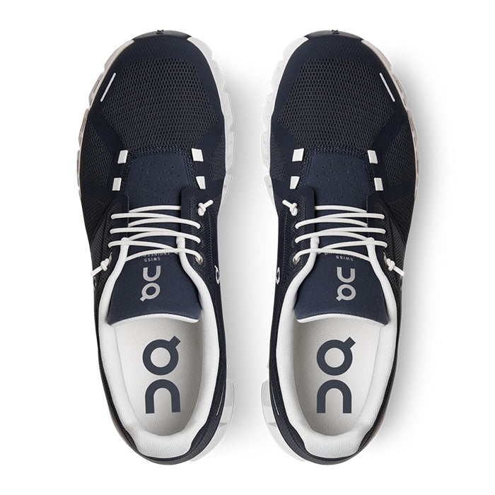 On Men's Cloud 5 Shoes - Midnight / White