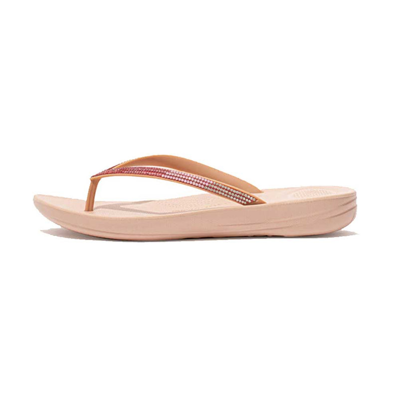 FitFlop Iqushion Sparkle Ombre Flip Flops Sandals - Beige Pink
