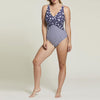 Tribal Knot Front One-Piece Swimsuit - Oceana