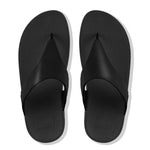 FitFlop Lulu Leather Sandals - Black
