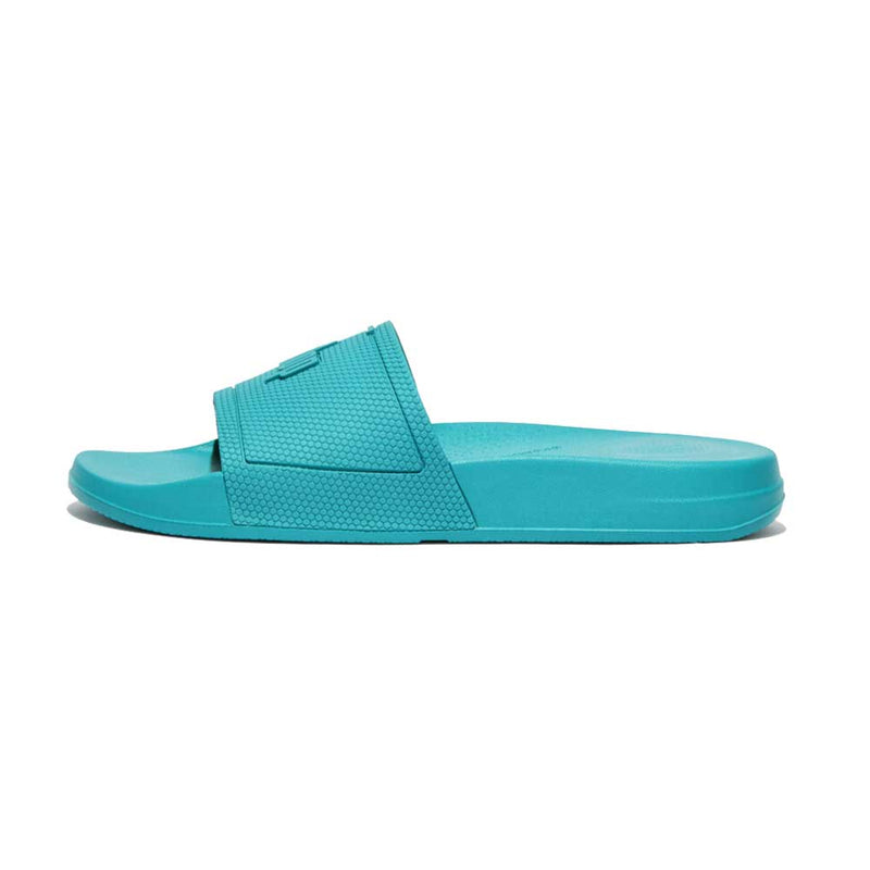 FitFlop Iqushion House Slide Sandals - Tahiti Blue