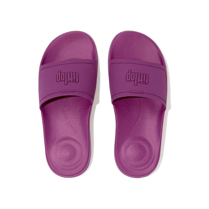 FitFlop Iqushion House Slide Sandals - Miami Violet