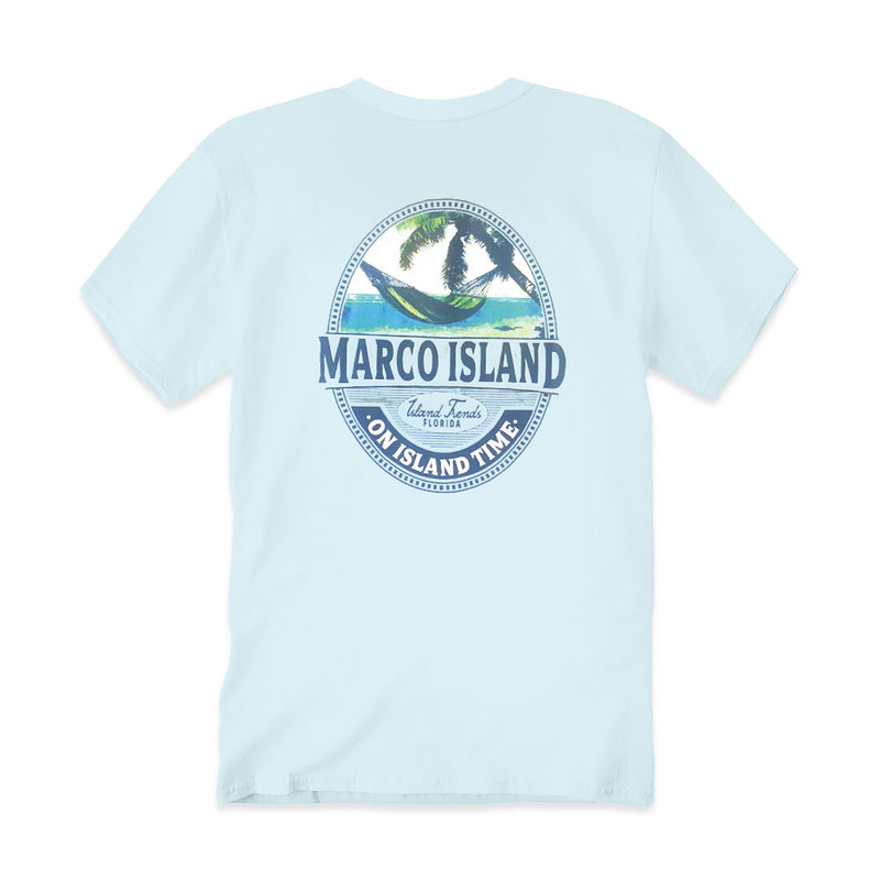 Island Trends Hammock on the Beach T-Shirt - Chambray