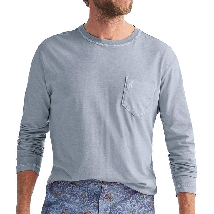 Johnnie-O Brennan Long Sleeve T-Shirt - Steel*