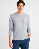 Johnnie-O Brennan Long Sleeve T-Shirt - Steel*