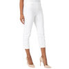 Liverpool 25-Inch Chloe Crop Skinny With Rolled Cuff Pant - Bright White