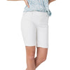 Liverpool Chloe 9-Inch Rolled Cuff Bermuda Shorts - Bright White