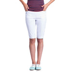 SlimSation 12-Inch Walking  Shorts - White