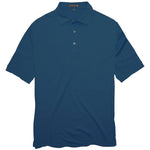 Peter Millar Solid Stretch Jersey Sean Self Collar Polo Shirt - Navy*