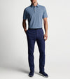 Peter Millar Hales Performance Polo Shirt - Navy/Cottage Blue*