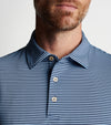 Peter Millar Hales Performance Polo Shirt - Navy/Cottage Blue*