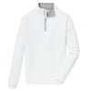 Peter Millar Perth Stretch Loop Terry 1/4 Zip Sweater - White*