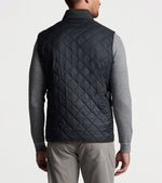 Peter Millar Essex Quilted Travel Vest - Black*