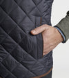 Peter Millar Essex Quilted Travel Vest - Black*
