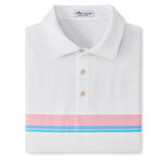 Peter Millar Kristoff Performance Jersey Polo Shirt - White