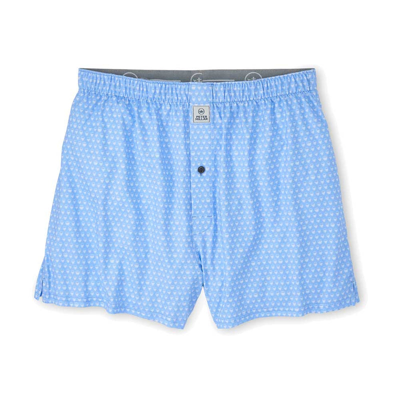 Peter Millar Seeing Double Performance Boxers - Cottage Blue