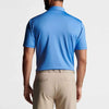 Peter Millar Solid Performance Jersey Sean Self Collar Polo Shirt - Maritime
