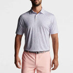 Peter Millar Angry Anglers Performance Jersey Polo Shirt - White