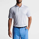 Peter Millar Dazed And Transfused Performance Jersey Polo Shirt - White