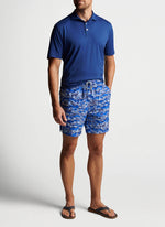 Peter Millar 7-Inch Dark And Stormy Swim Trunks - Blue Marlin