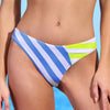 Maaji Bluebell Stripe Sublimity Bikini Bottom - Blue