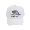 Island Trends Marco Island Marlin Embroidered Baseball Cap Hat - White