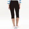 Renuar Lux Tencel Crop Pants - Black