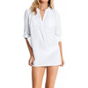 Seafolly Ocean Rose Boyfriend Beach Shirt Cover Up - White