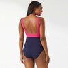 Tommy Bahama Island Cays Colorblock Wrap One Piece Swimsuit - Passion Pink*