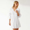 Tommy Bahama St. Lucia Split Neck Dress Cover Up - White *