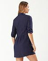 Tommy Bahama St Lucia Boyfriend Shirt Coverup - Mare Navy*