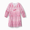 Tommy Bahama Ikat Tropics Full Sleeve Dress Cover Up - Passion Pink