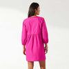Tommy Bahama Salina Key Poplin Split Neck Dress Cover Up - Pink Maui