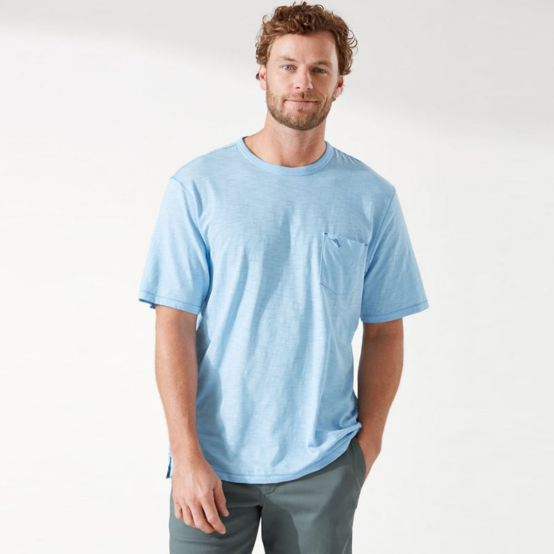 Tommy Bahama Bali Beach Crew T-Shirt - Chambray Blue*