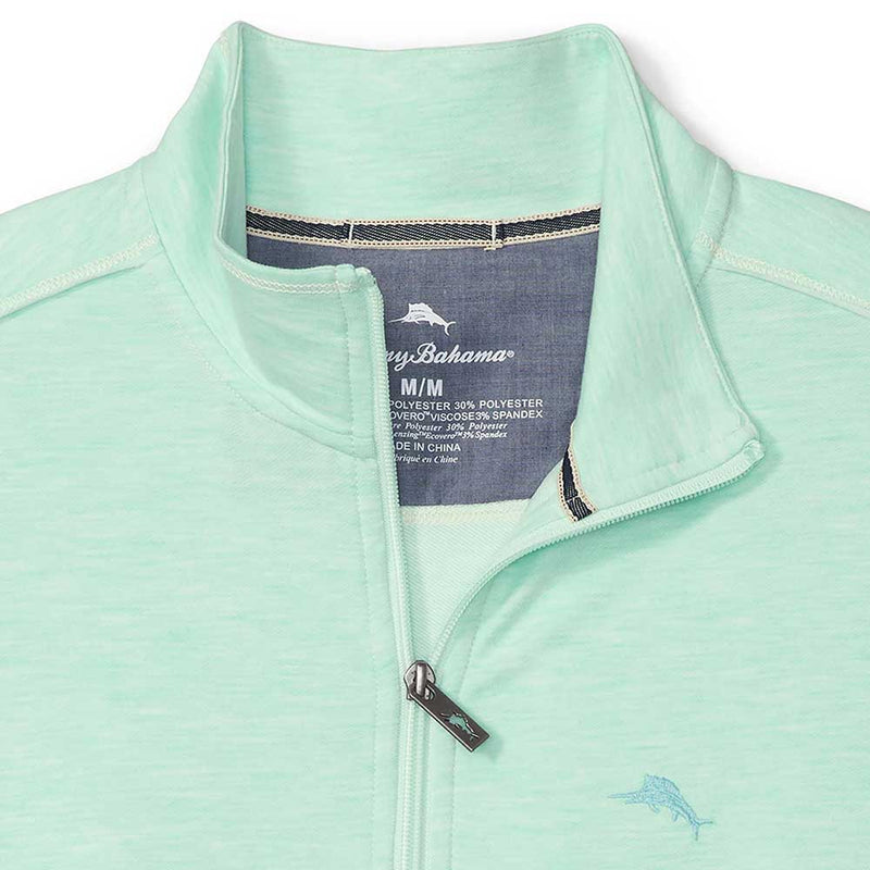 Tommy Bahama Coasta Vera Half Zip Sweatshirt - Kohala Teal