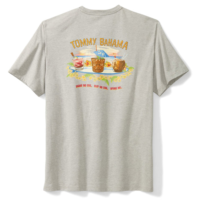 Tommy Bahama Shake No Evil T-Shirt - Grey Heather