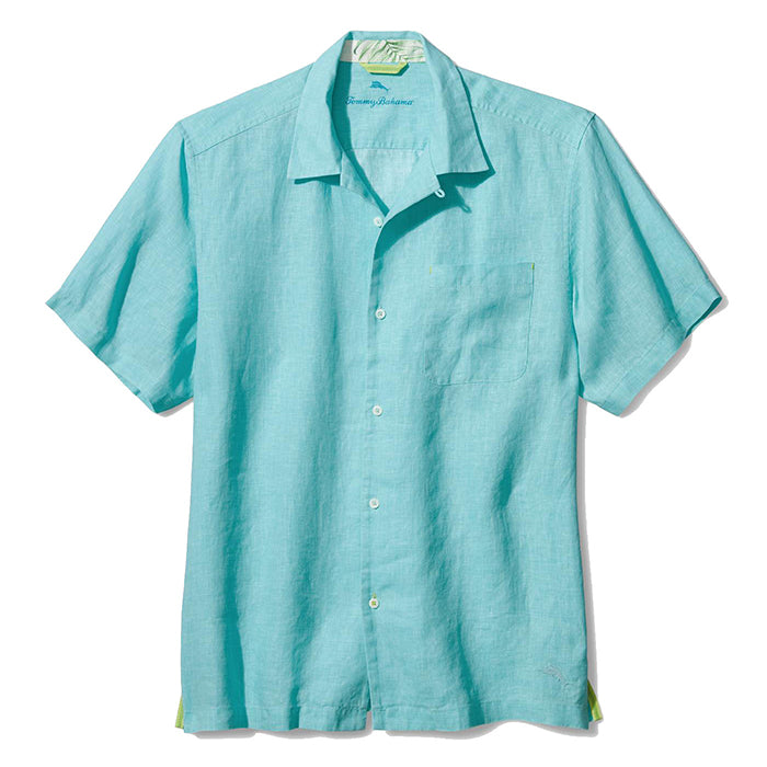 Tommy Bahama Sea Glass Linen Short Sleeve Camp Shirt - Lawn Chair*