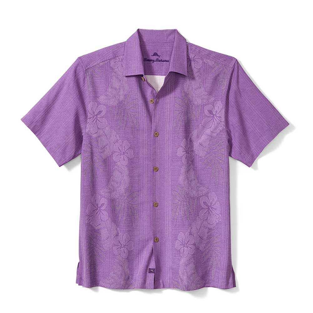 Bali Border Silk Camp Shirt