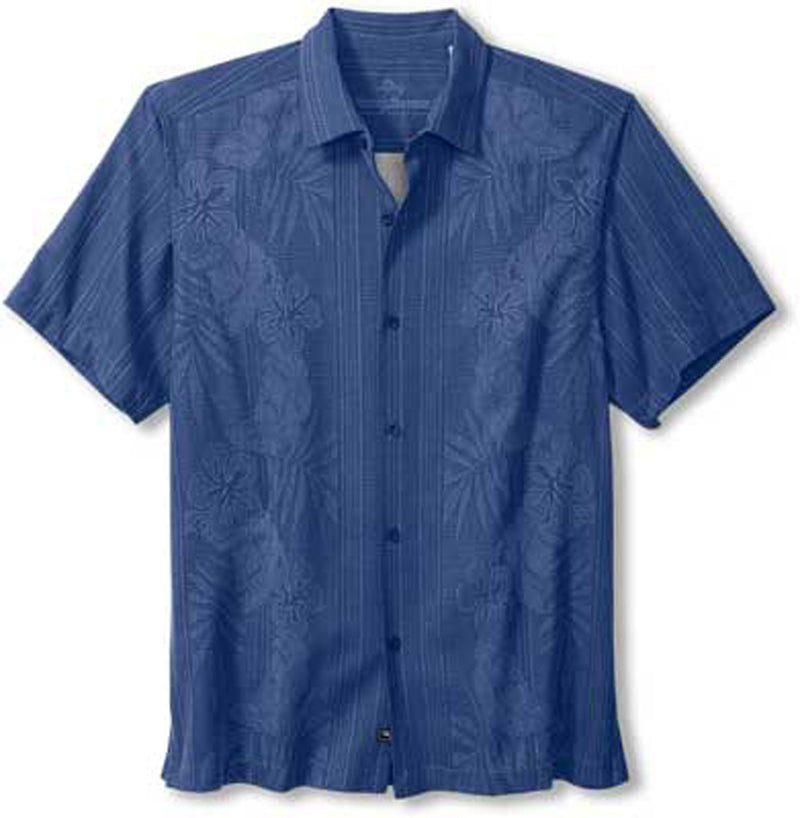 Tommy Bahama Bali Border Camp Shirt - Cobalt Haze