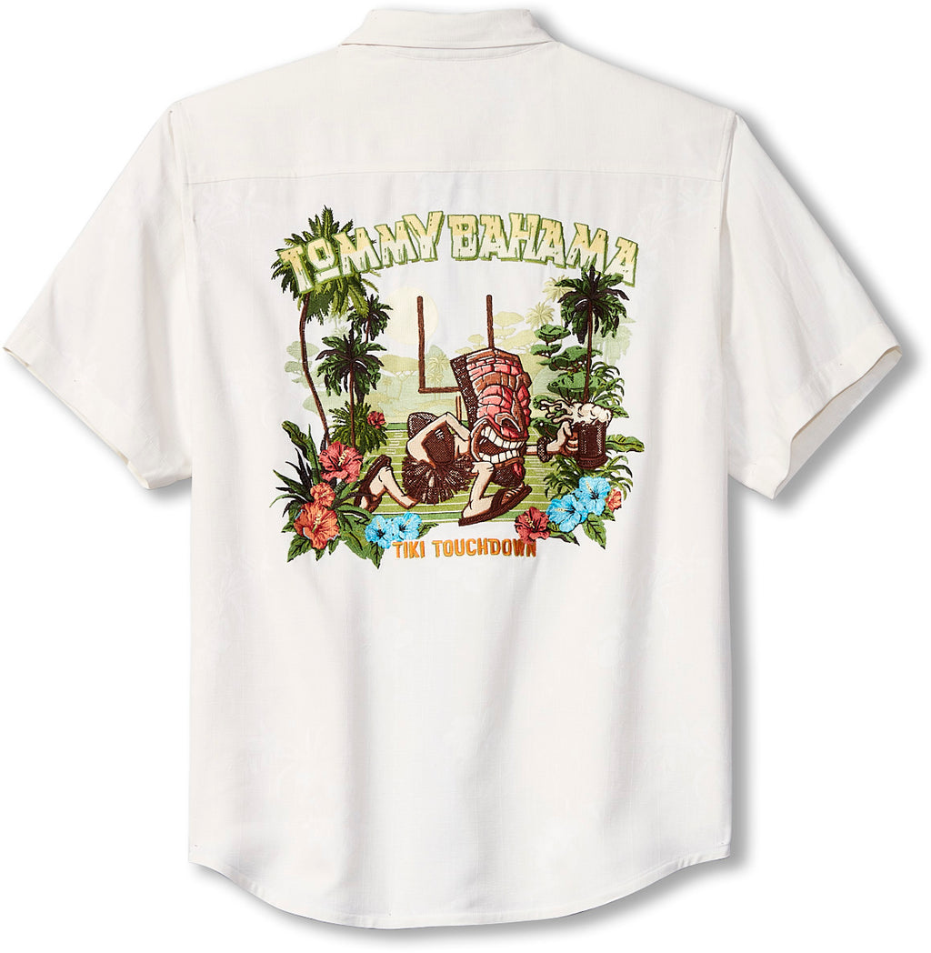 Tommy Bahama Summer Street Fronds Camp Shirt - Continental